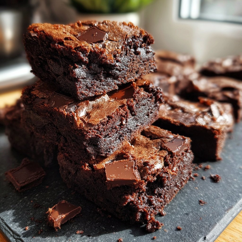 Dessert Chocolate Fudge Brownies