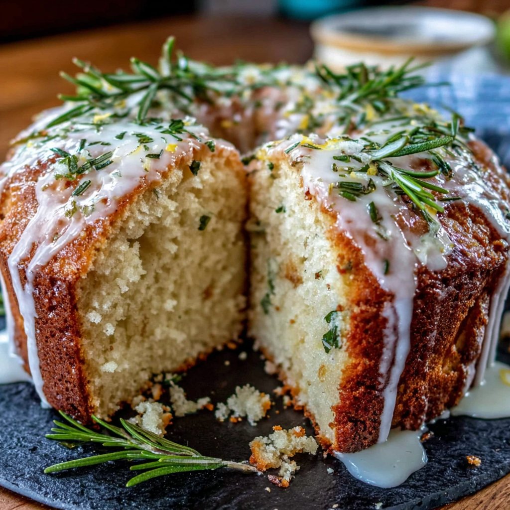 Rosemary Lemon Spring Cake