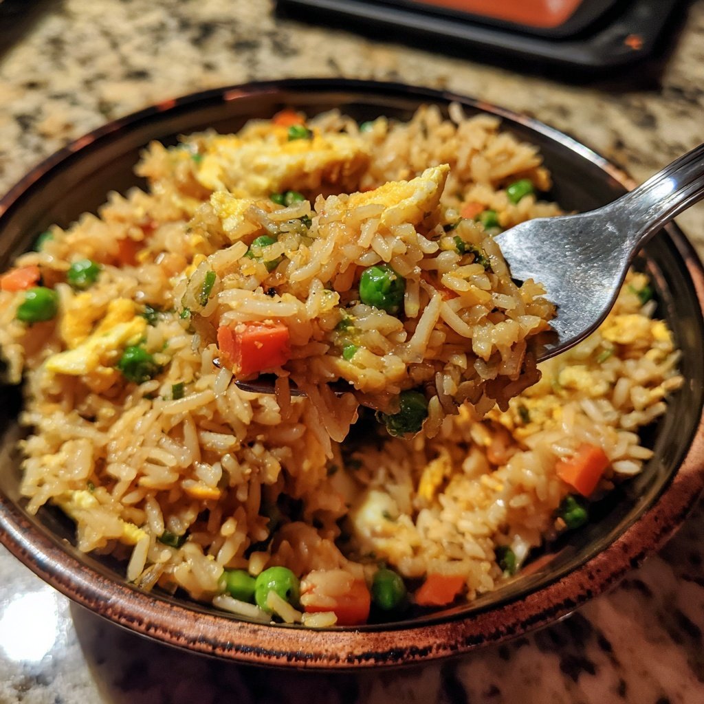 Quick 10 Minute Egg Fried Rice