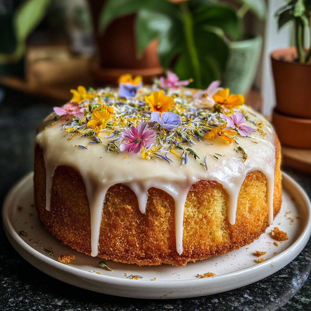 Dessert Vanilla Sponge Cake