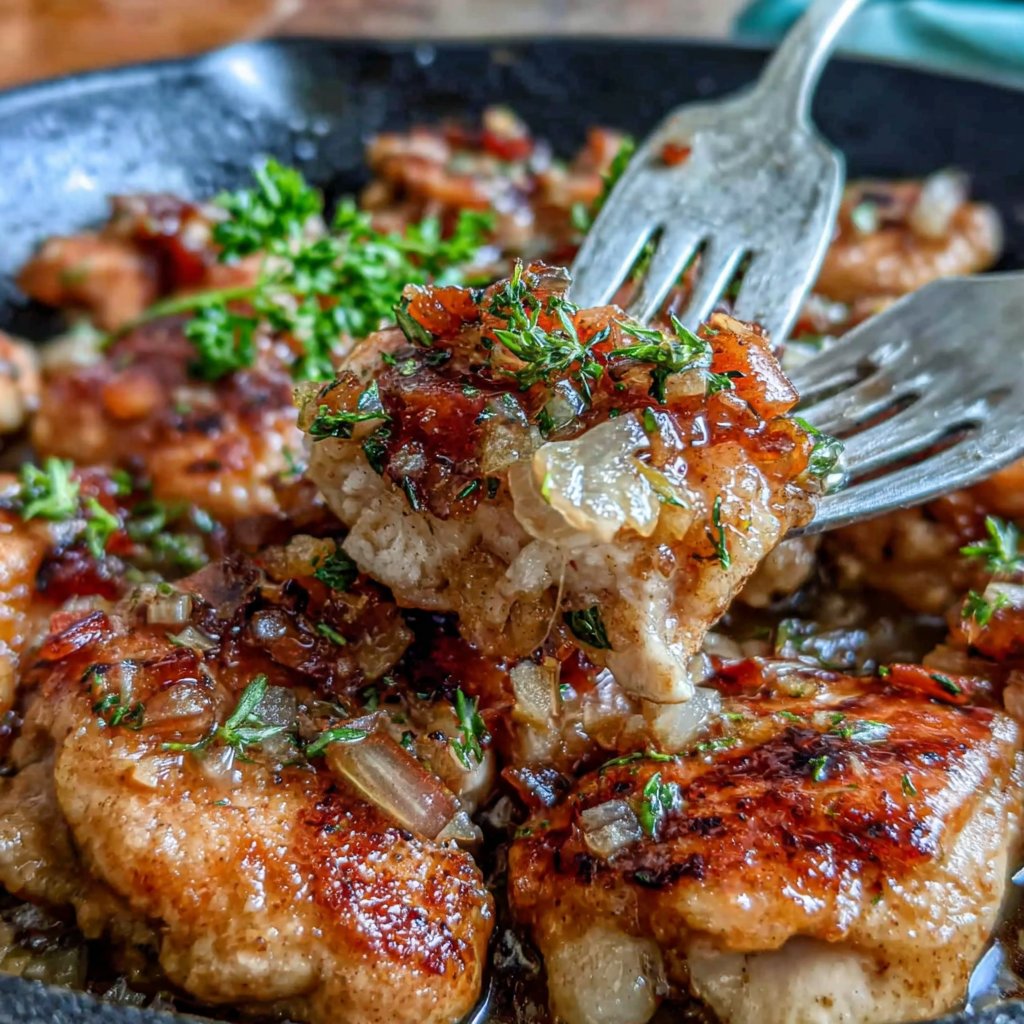 Lemon Garlic Chicken Skillet
