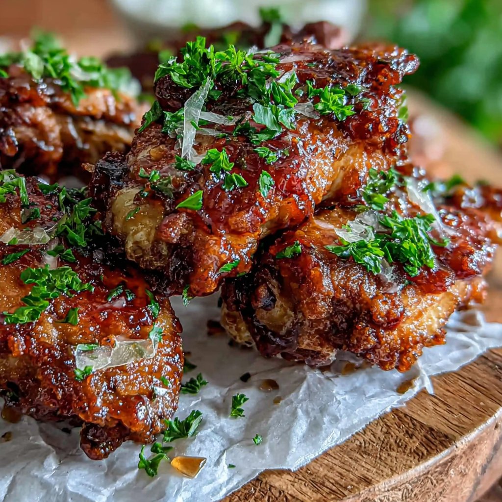 Honey Sriracha Chicken Wings